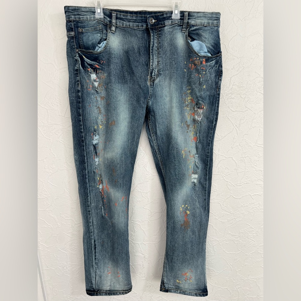 Southpole Jeans Mens Stretch Size 46x32 Denim Streetwear Skater Hip Hop